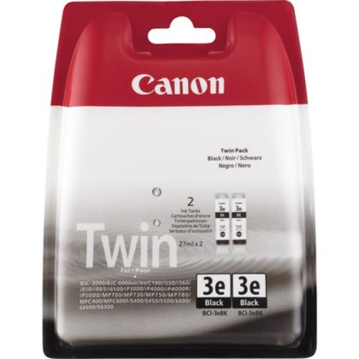 CANON BCI-3EBK İkili Paket Siyah Mürekkep Kartuşu