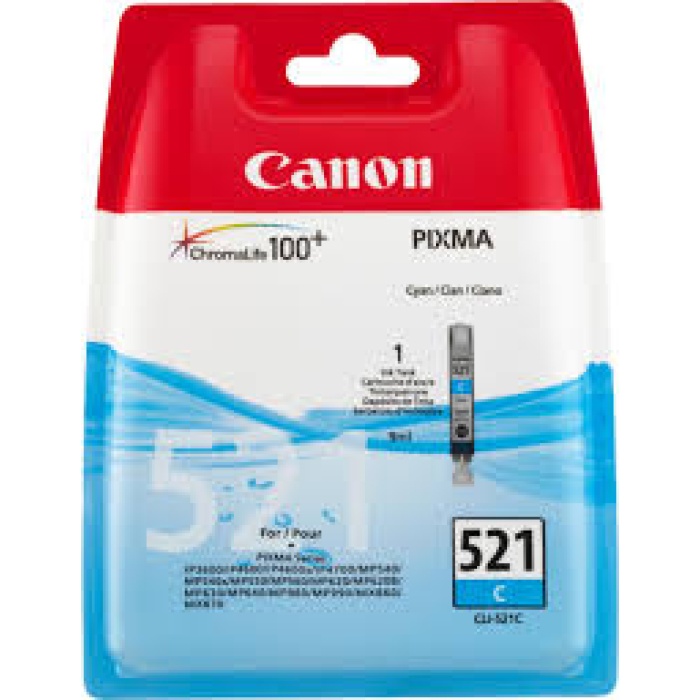 CANON CLI-521 C Mavi Mürekkep Kartuşu