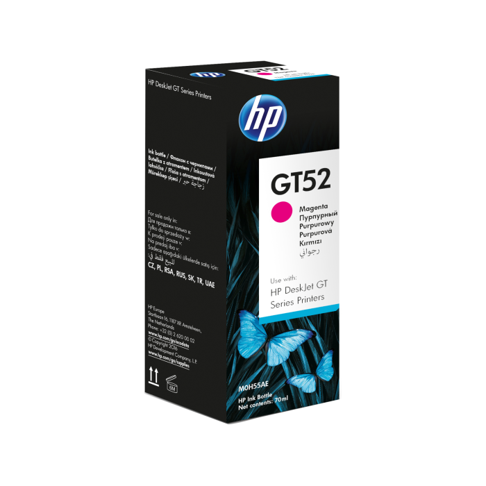 HP GT52 Macenta  Orijinal Mürekkep Şişesi