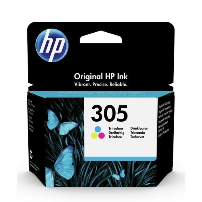 3YM60AE HP 305 Tri-color Original Ink Cartridge