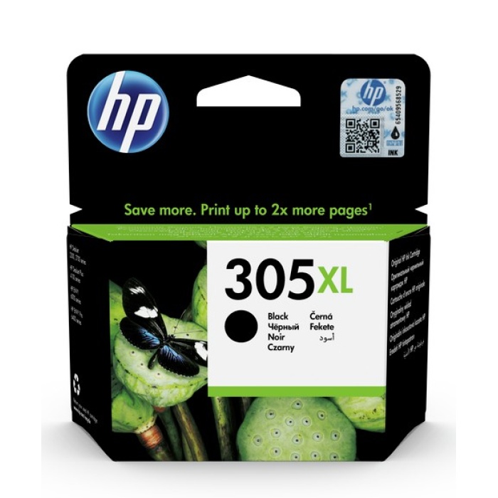 3YM62AE HP 305XL High Yield Black Original Ink Cartridge