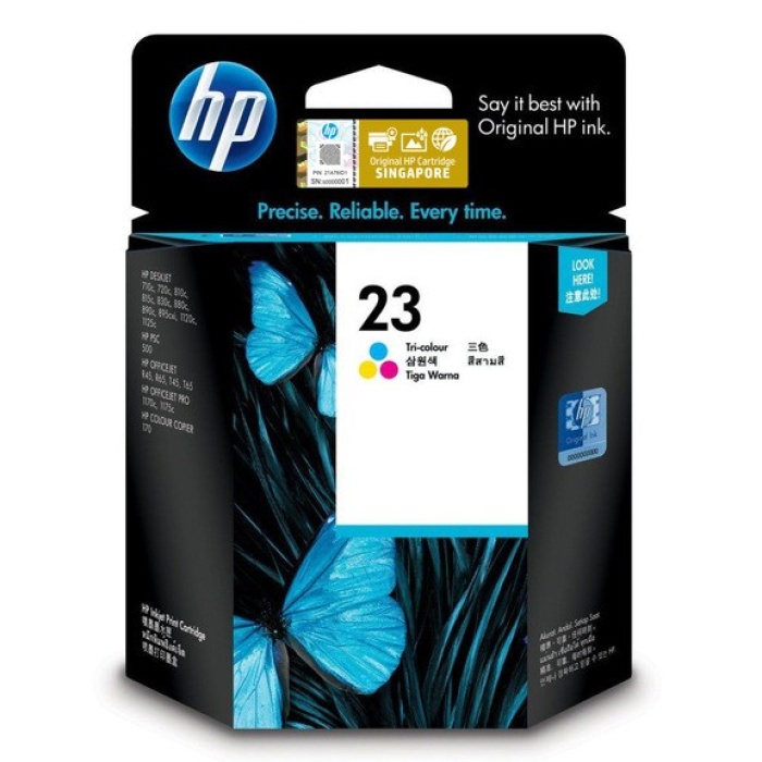 HP 23 Üç Renkli Orijinal Mürekkep Kartuşu