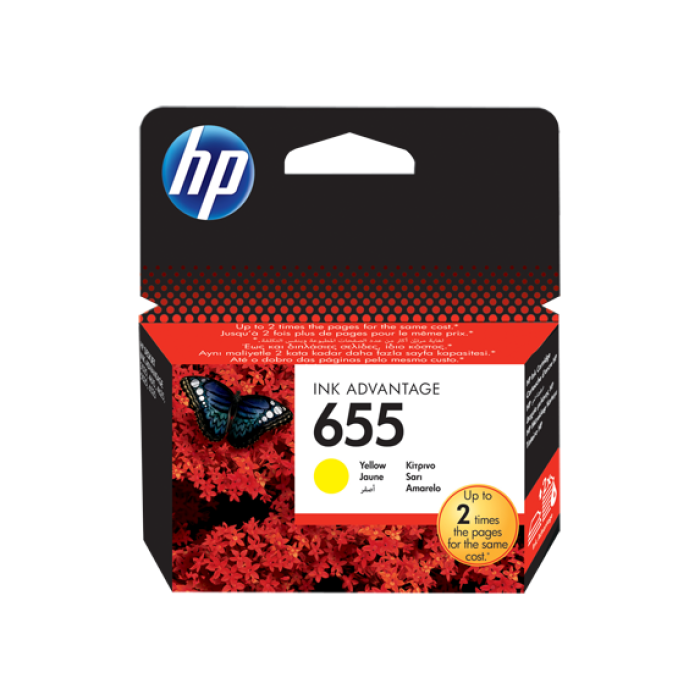 HP 655 Sarı Orijinal Ink Advantage Mürekkep Kartuşu