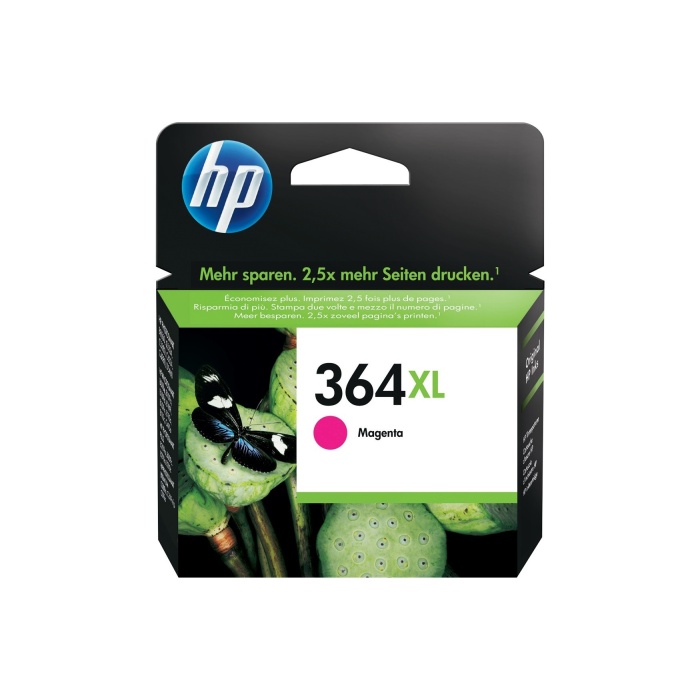 HP 364XL Yüksek Kapasiteli Macenta Orijinal Mürekkep Kartuşu