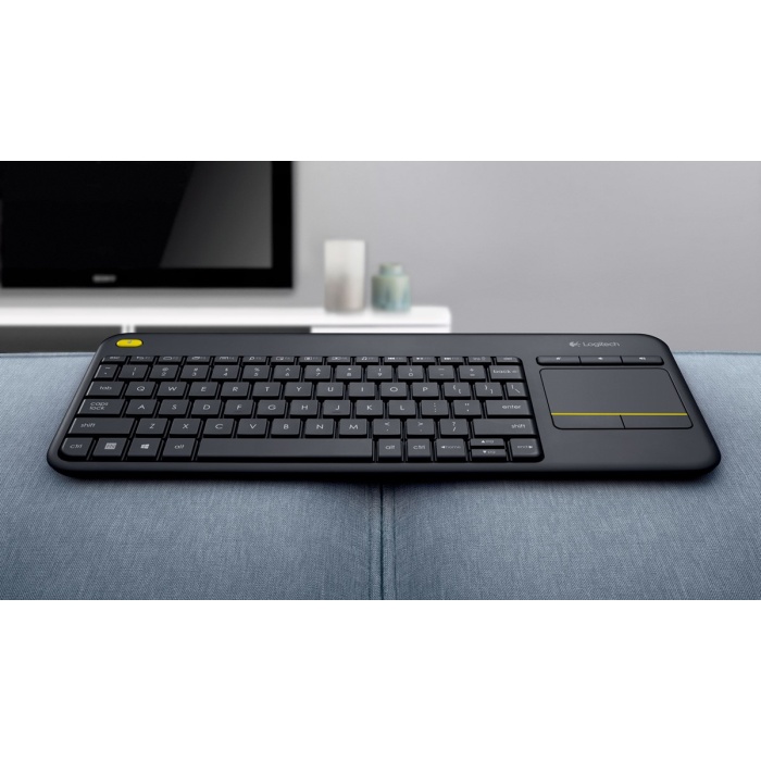 LOGITECH K400 PLUS KABLOSUZ TOUCH KLAVYE-SİYAH