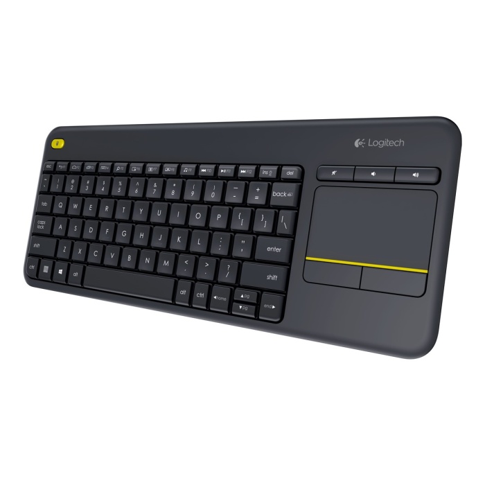 LOGITECH K400 PLUS KABLOSUZ TOUCH KLAVYE-SİYAH