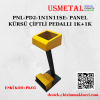 PNL-PD2-1N1N11SE- PANEL KÜRSÜ ÇİFTLİ PEDALLI 1K+1K