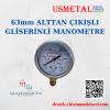 MANOMETRE ALT BAĞ. KURU TİP  63X10