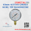 MANOMETRE ALT BAĞ. KURU TİP 63X25
