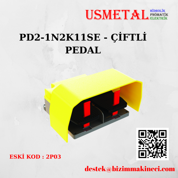 PD2-1N2K11SE - ÇİFTLİ PEDAL