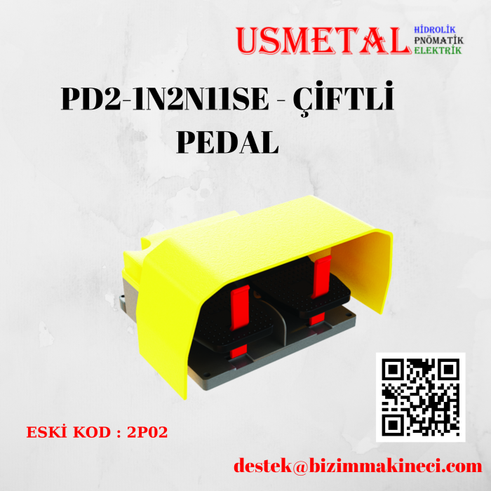 PD2-1N2N11SE - ÇİFTLİ PEDAL
