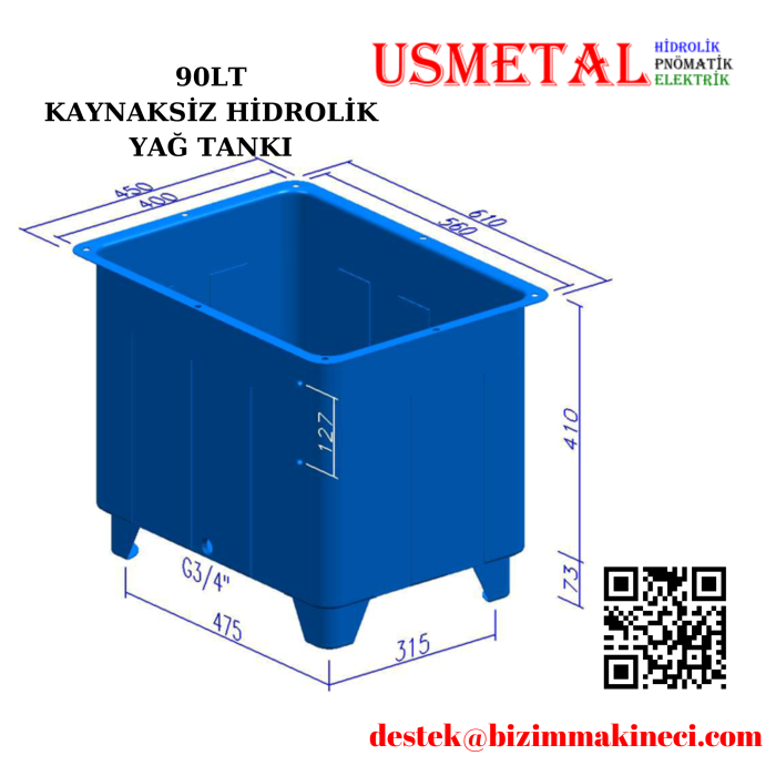 FORM 90LT TANK