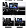 Renault Clıo 4 Android Multimedya Sistemi (2012-2019) 2 GB Ram 32 GB Hafıza 4 Çekirdek İphone CarPlay Android Auto Navigatör