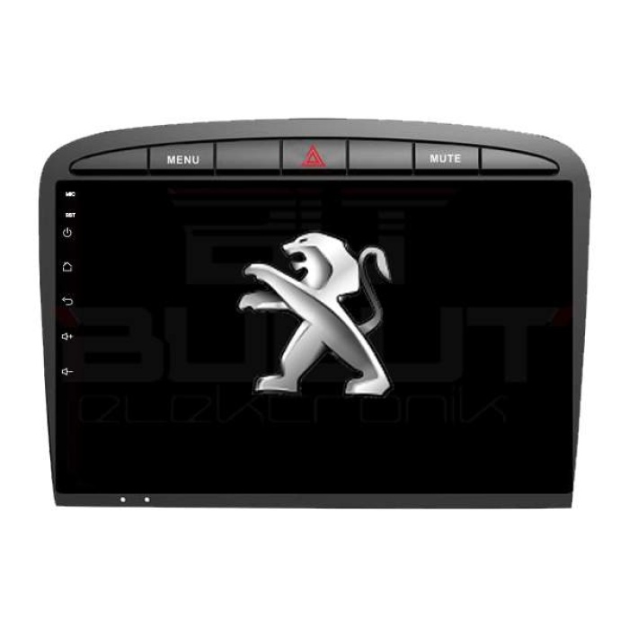 Peugeot 308 Android Multimedya Sistemi  (2008-2013) 2 GB Ram 16 GB Hafıza 8 Çekirdek Navibox