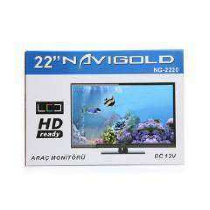 Araç İçi LED TV Ekran Tavan Monitör 12 Volt -220 Volt 22 İnç HD