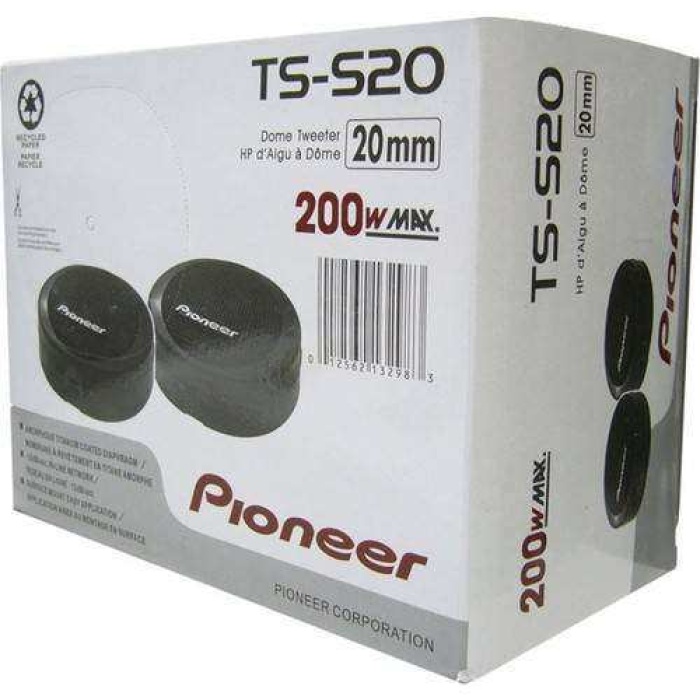 Pioneer Tweeter TS-S20 200 Watt amfi Uyumlu Orjinal Bir çift