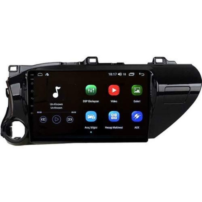 Toyota Hilux Android Multimedya Sistemi (2015-2020) 2 GB Ram 16 GB Hafıza 4 Çekirdek Navigatör