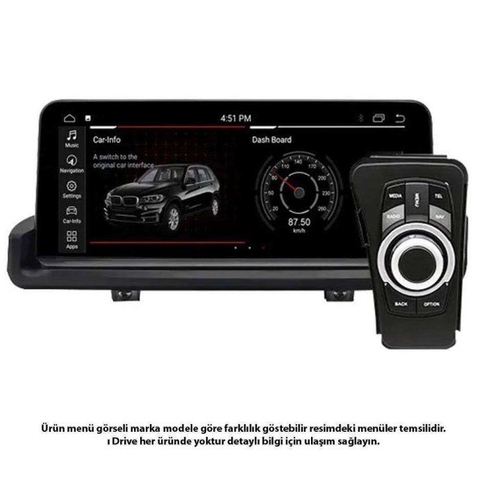 BMW E93 3 Serisi Anroid Orijinal NBT Sistem 4 Ram 32 Hafıza PX6 İşlemci 8 Çekirdek 10.25 İnç 2005-2009
