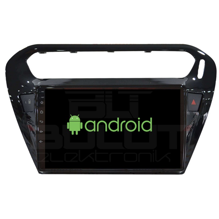 Peugeot 301 Android Multimedya Sistemi Siyah (2012-2019) 2 GB Ram 16 GB Hafıza 8 Çekirdek İphone CarPlay Android Auto 11 Navigatör