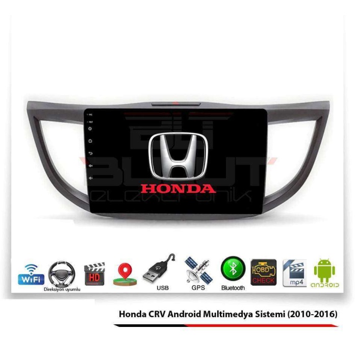 Honda CRV Android Multimedya Sistemi (2010-2016) 2 GB Ram 16 GB Hafıza 8 Çekirdek Navibox