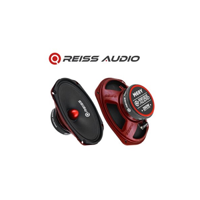 Midrange Reiss Audio RS-M69Y  Oval 6X9 250 Watt 100 Rms