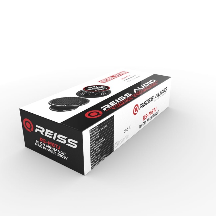 Midrange Reiss Audio RS-RS-M6TJ 16 Cm 350 Watt 150 RMS 150 Watt