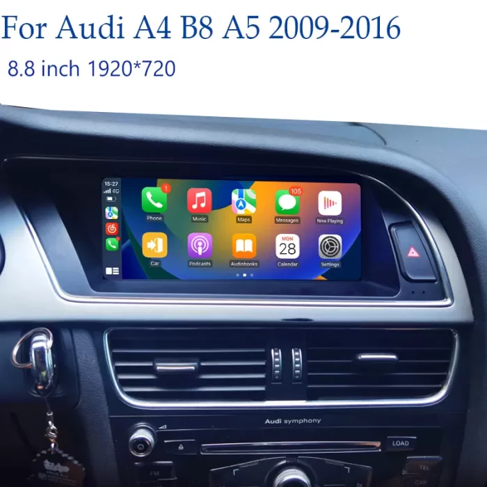 Audi A4 B8 Kasa Android Multimedya Sistemi (2009-2016) 4 GB Ram 64 GB Hafıza 8 Çekirdek Snapdragon Qualcomm işlemci Navigatör Premium Series