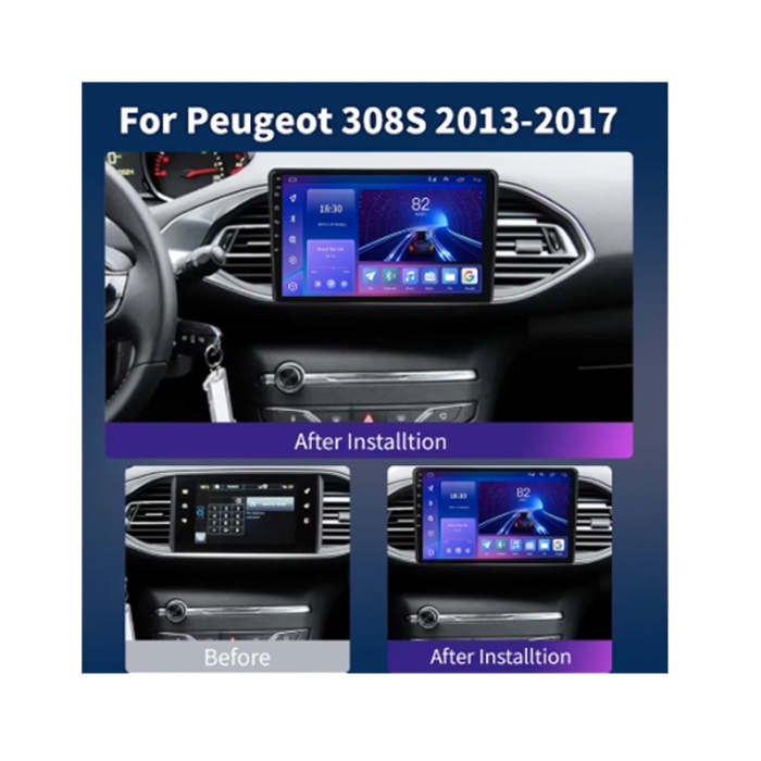 Peugeot 308 S Multimedya (2013-2017) 2 GB RAM 32 GB Hafıza 4 Çekirdek FOR-X