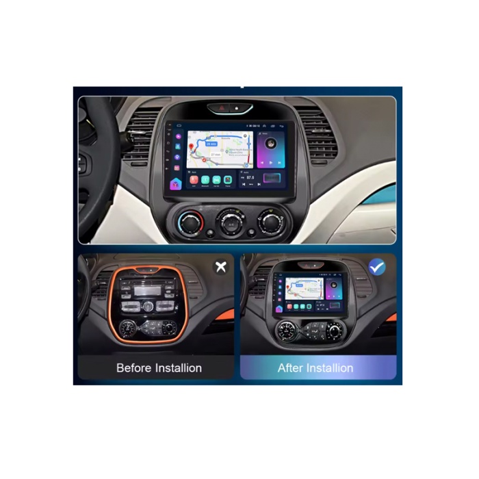 Renault Captur Multimedya (2011-2016) 2 GB RAM 32 GB Hafıza 4 Çekirdek Necvox