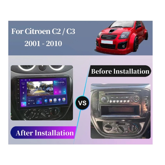 Citroen C2 Multimedya (2003-2009) 2 GB RAM 32 GB Hafıza 4 Çekirdek Cadence