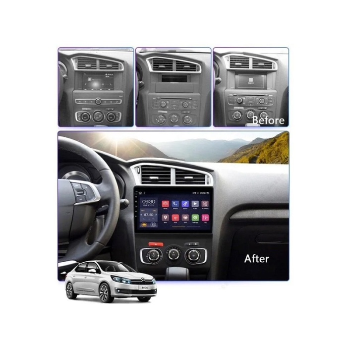 Citroen C4 Multimedya (2011-2019) 2 GB RAM 32 GB Hafıza 4 Çekirdek Necvox