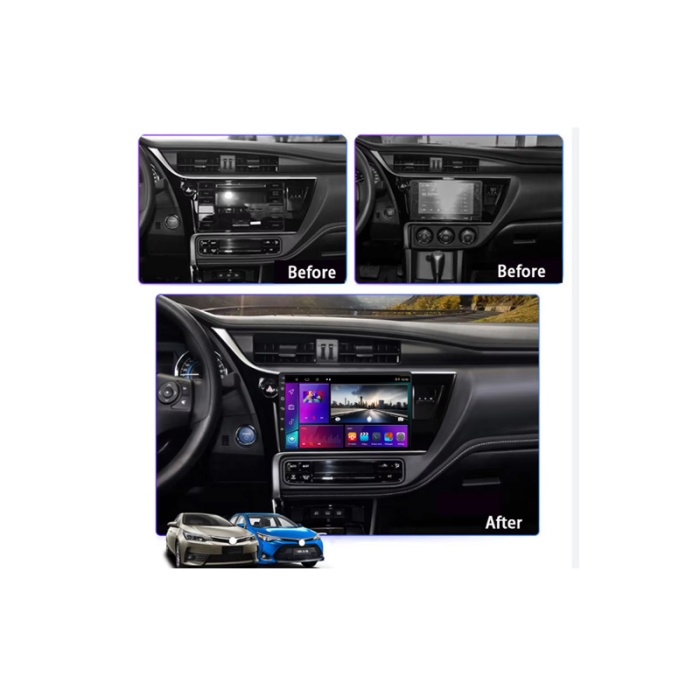 Toyota Corolla Auris Multimedya (2017-2018) 8 GB RAM 128 GB Hafıza 8 Çekirdek Navigatör Premium Series
