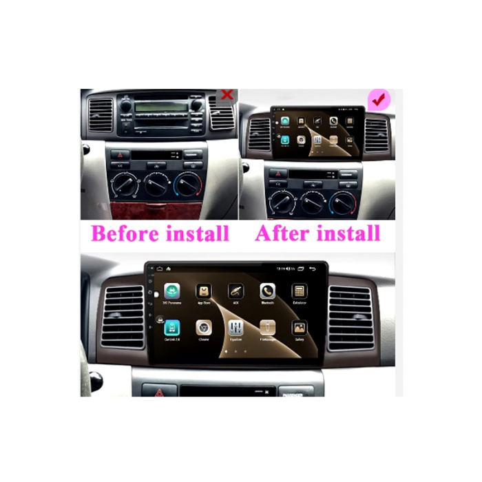 Toyota Corolla Sol Multimedya (2002-2006) 2 GB RAM 32 GB Hafıza 4 Çekirdek Necvox