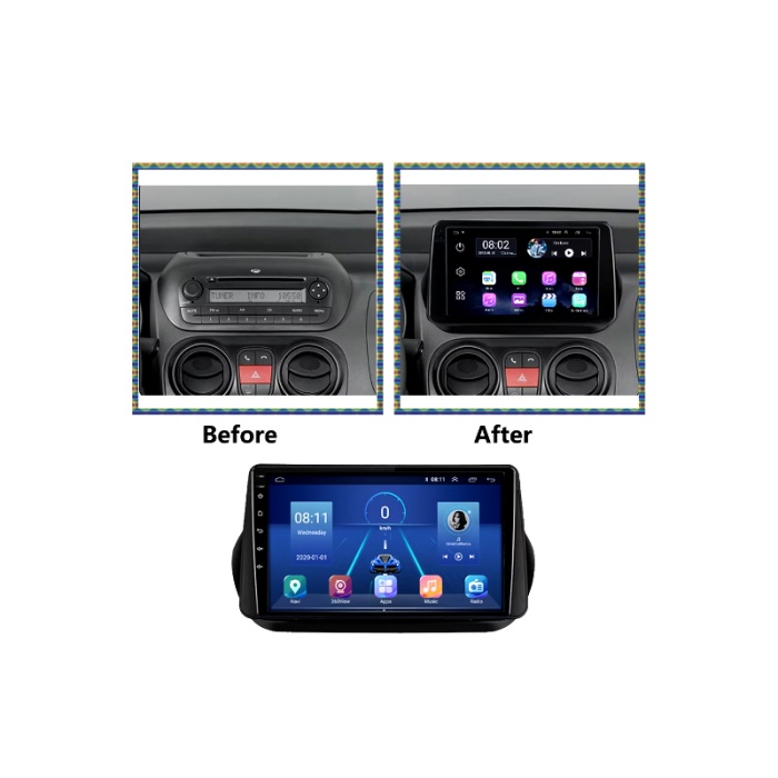 Fiat Fiorino Multimedya (2005-2022) 2 GB RAM 32 GB Hafıza 8 Çekirdek Navigatör Premium Series