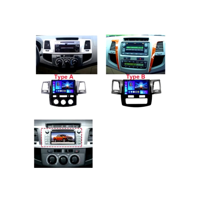 Toyota Hilux Multimedya A.K. (2006-2015) 2 GB RAM 32 GB Hafıza 4 Çekirdek Soundway