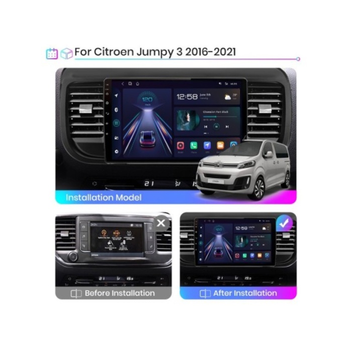 Citroen Jumpy Multimedya (2016-2021) 2 GB RAM 32 GB Hafıza 4 Çekirdek FOR-X