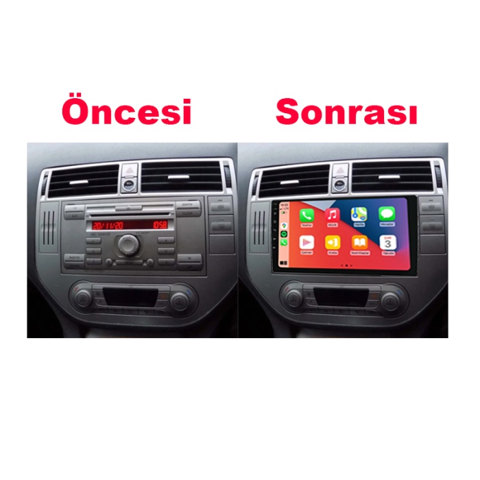 Ford Kuga Multimedya (2008-2012) 2 GB RAM, 32 GB Hafıza, 4 Çekirdek, Cadence
