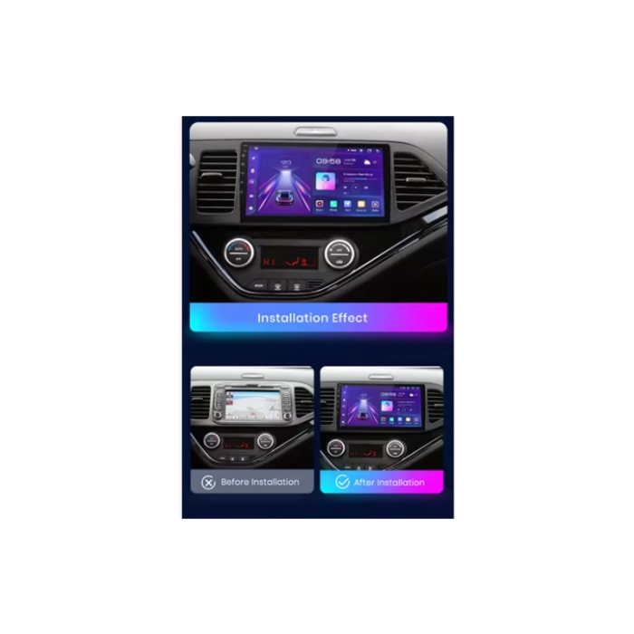 Kia Picanto Multimedya (2011-2016) 8 GB RAM, 128 GB Hafıza, 8 Çekirdek, Navigatör X-Premium Serisi