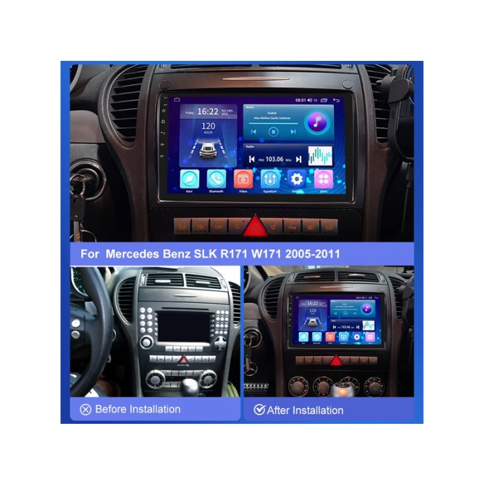 Mercedes SLK 200K Multimedya (2004-2011) 2 GB RAM 32 GB Hafıza 4 Çekirdek FOR-X