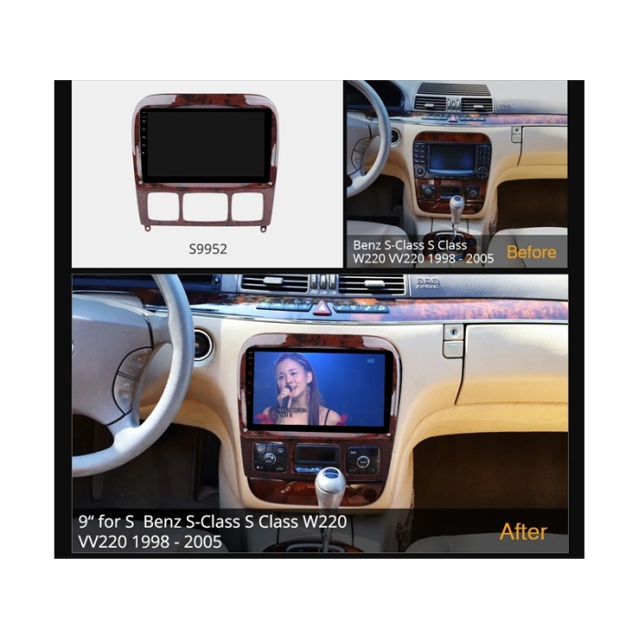 Mercedes S 500 W220 Multimedya (1998-2005) 2 GB RAM 32 GB Hafıza 4 Çekirdek Necvox
