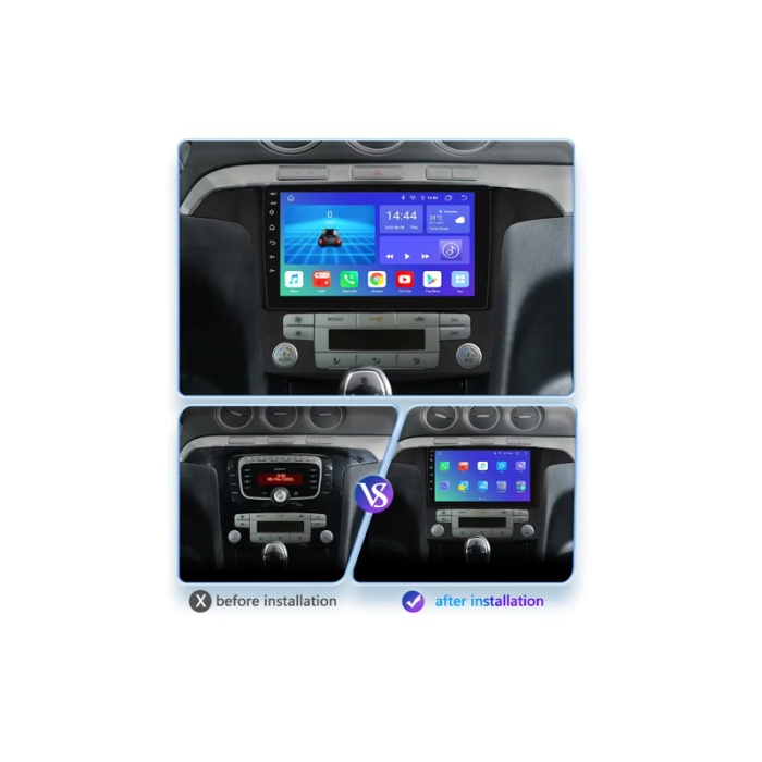 Ford S-Max Multimedya (2008-2011) 2 GB RAM 32 GB Hafıza 4 Çekirdek Navibox