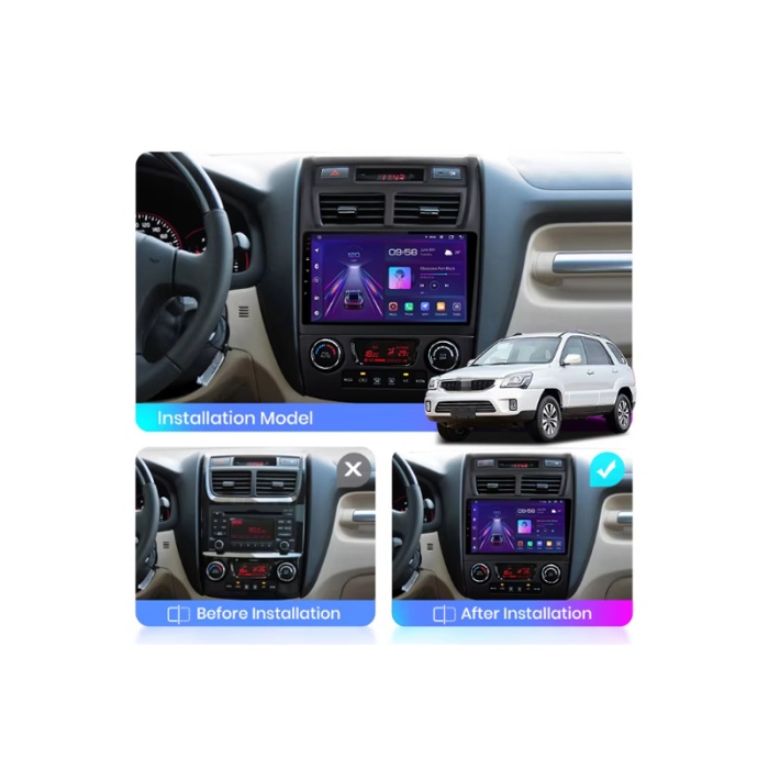 Kia Sportage Multimedya (2007-2010) 2 GB RAM, 32 GB Hafıza, 4 Çekirdek, Necvox