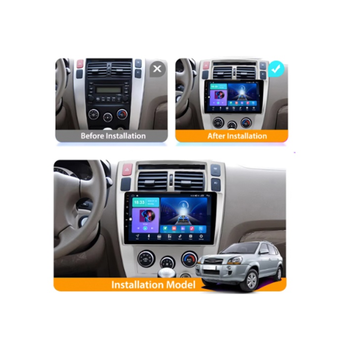 Hyundai Tucson Multimedya (2005-2012) 4 GB RAM 32 GB Hafıza 8 Çekirdek Navigatör X-Premium Series
