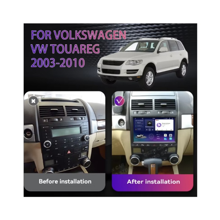 Volkswagen Touareg Multimedya (2002-2009) 2 GB RAM 32 GB Hafıza 4 Çekirdek Navigatör