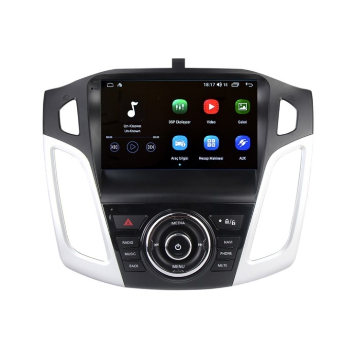 Ford Focus 3-4 Düğmeli Android Multimedya Sistemi (2012-2018) 2 GB Ram 32 GB Hafıza 8 Çekirdek İphone CarPlay Android Auto  Navigatör Premium Series