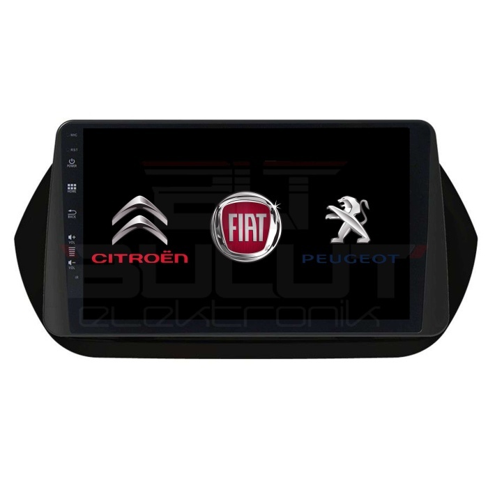 Citroen Nemo Fiat Fiorino Peugeot Bipper Android Multimedya Sistemi (2009-2019) 2 GB Ram 32 GB Hafıza 4 Çekirdek İphone CarPlay Android Auto Necvox Evervox BRC