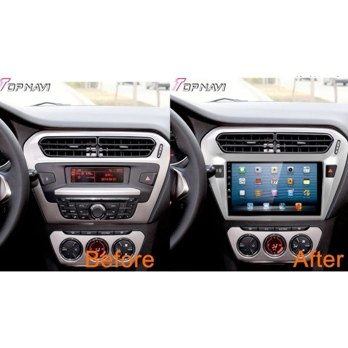 Citroen C-Elysee Peugeot 301 Android Multimedya Sistemi (2012-2020) 2 GB Ram 16 GB Hafıza 4 Çekirdek İphone CarPlay Android Auto Navibox