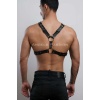 Perçin Detaylı Erkek Göğüs Harness, Erkek Parti Giyim - Brfm179