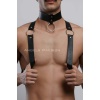 Erkek Choker Ve Göğüs Harness, Erkek Parti Giyim - Brfm35