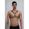 Erkek Deri Göğüs Harness, Erkek Fantazi Giyim, Clubwear, Partywear - Brfm44